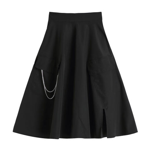 
Yimuqi Korean retro college style girls suit 2023 summer sweet and cool suit female students Korean style loose college style lining black shirt + work skirt 1389# XS suggested 80Jin [Jin equals 0.5 kg] below
