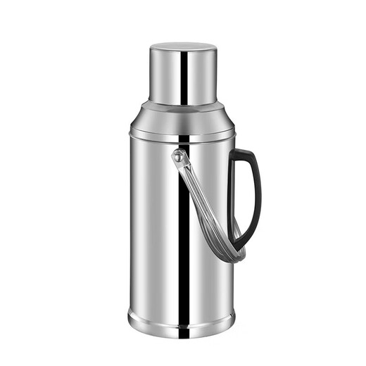 PINYU stainless steel thermos thermos kettle for students dormitory boiling water bottle thermos kettle household large capacity kettle 3.2L flat lid