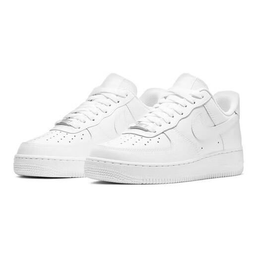 
Nike NIKE cushioning board shoes men's Air Force No. 1 AIR FORCE 1 sports white shoes CW2288-111 white 44
