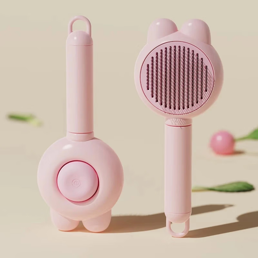 Guazhou herding cat comb to remove floating hair, combing brush, dog hair removal artifact, cat cleaning, long-haired special cat pet supplies, mint green, rabbit hair removal comb