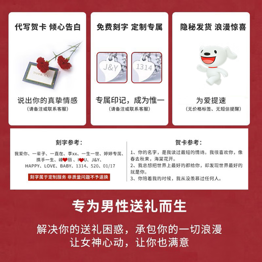 Farcoko Cupid Necklace Women's Clavicle Chain Moissanite Pendant Birthday Gift for Girlfriend and Wife White Diamond (Inlaid with 50 Points High Quality Moissanite)