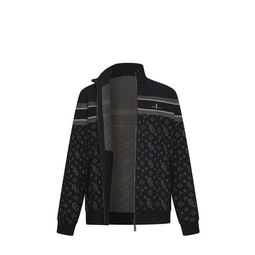 Biemlfdlkk [Funktionale Wolle leicht zu sorgen] Neue Frühlings- und Herbst -Luxuswolle -Jacke Presbyterian Warm Ständer Kragenjacke