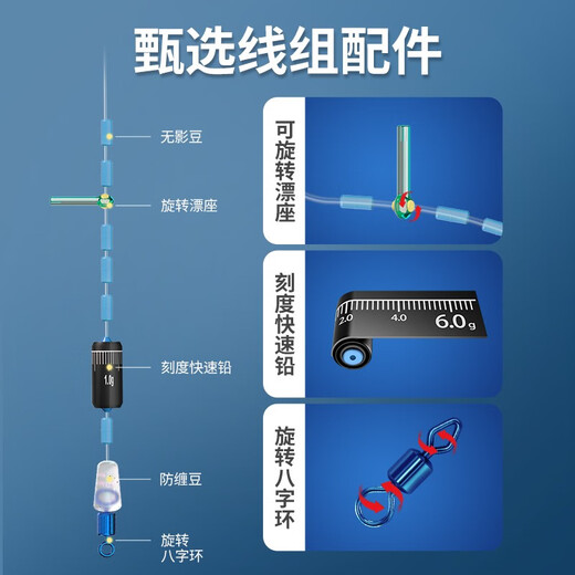 Sichuan high-end competitive line composition main line group PE reinforcement accessories full set of fishing line main line tied with black pit large line group 5.4 meters PE reinforcement line group (3 roll pack) No. 3.5