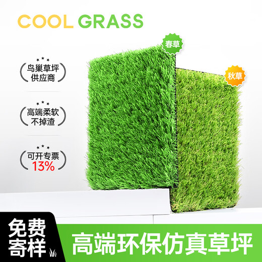 COOLGRASS simulated turf, fake turf, artificial turf, outdoor courtyard balcony, roof, villa courtyard, outdoor carpet turf 40mm flagship model 1m*4m 4 square meters