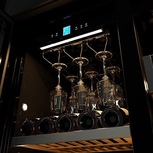 BAIKAILUN thin red wine cabinet constant temperature wine cabinet embedded household wine beverage tea thermostatic cabinet commercial display refrigerator air-cooled frost-free 1.71 meters single temperature ~ (full display model) 70 bottles thin section