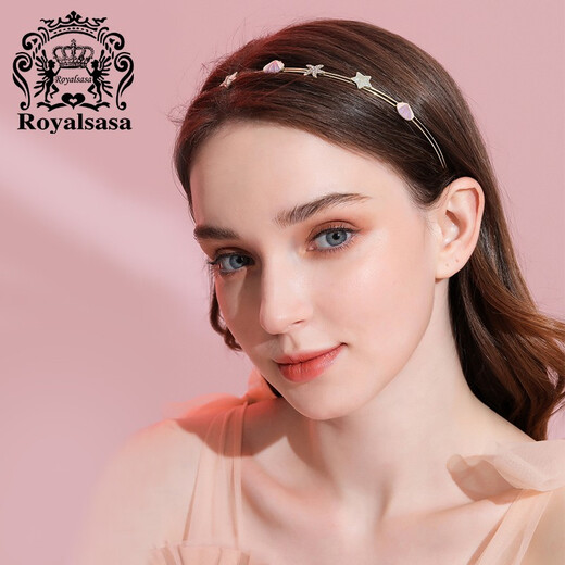 Royal Salsa Headband Women's Fresh Internet Celebrity Starfish Shell Headband Fabric Hair Accessories Hairpin Hairpin Headband Headband