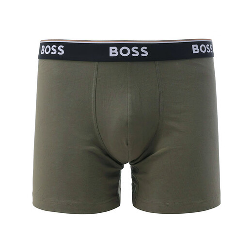 Hugo Boss (Hugo Boss) Boxer Boxer Boxer Boxer de coton pour hommes Gift masculin 50495425 983 Black / Military Green / Navy Blue M M 50495425