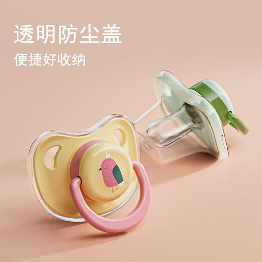 Haiyiduo pet silicone pacifier anti-colic night use flat head simulated breast milk sleeping type cat and dog cartoon pacifier pacifier random color