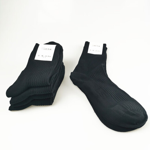 Jihua special training plain training men's socks, wear-resistant winter socks, mid-calf summer socks, striped black socks, summer socks, winter socks, deodorant mid-calf socks, winter socks, navy blue, 10 pairs
