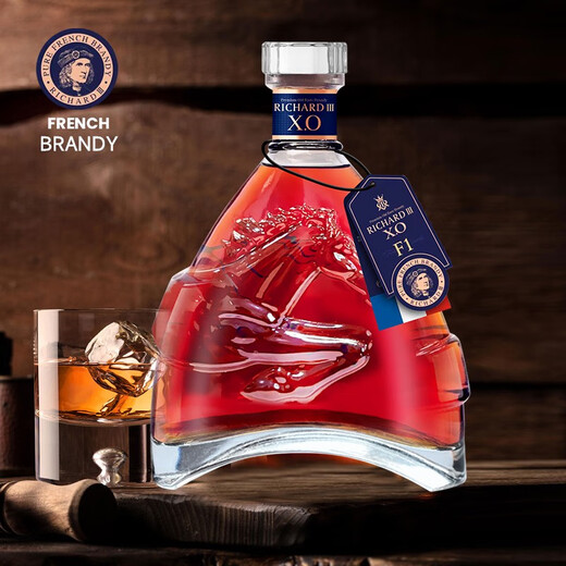 Grannyvey French importierten ausländische Wein XO Brandy Richard III Pferde 40 Grad 700 ml * 6 Flaschen (Ganzkasten)