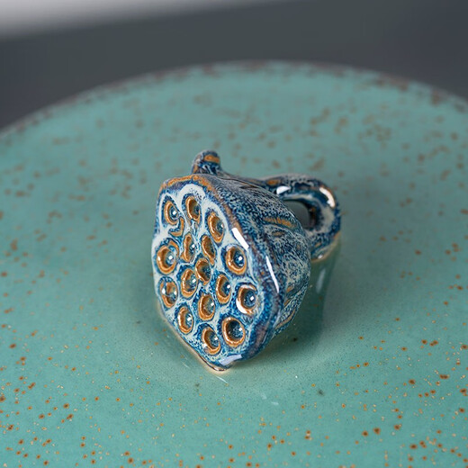 Thick ancient but thin present Jingdezhen Ceramics Jingdezhen Ceramic Water Cylinder Oil Cylinder Rice Cylinder Household Pure Water Bucket for Tea Brewing Wine Storage Oil Tank Hot Pumping Kettle with Faucet 20Jin Jin is equal to 0.5kg with faucet - High Temperature Kiln Transformation/Pengpi Shenghui