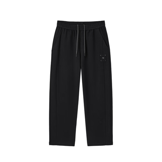 PEACEBIRD Men's Casual Pants Waffle Men's Winter Loose Straight Wide Leg Pants