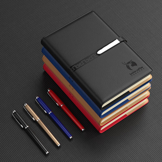 Chongzhe Umbrella Thermal Cup Set Geschenkgeschenke Geschenke praktische Preisunternehmen Gewerkschafts Geschenkbox für Mitarbeiter rot-Long Buckle Book + Signature Stift + Thermalbecher + Regenschirm
