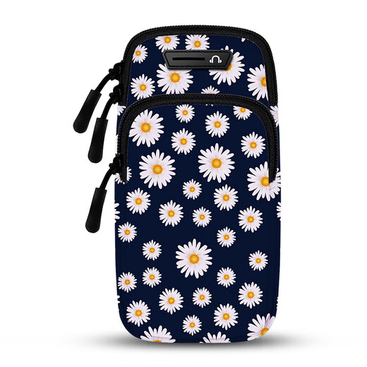 OUDU 2023 mobile phone armband printed arm bag outdoor sports arm bag wrist bag happy time under 6.8 inches