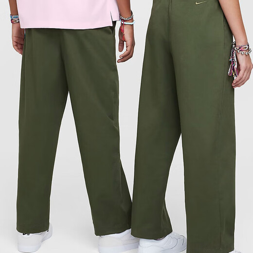 Nike (Nike) Yy Shengdao Sports Pantalons adolescents pantalons tissés filles décontractées pantalon droit polyvalent pantalon sport fn9215-325 l