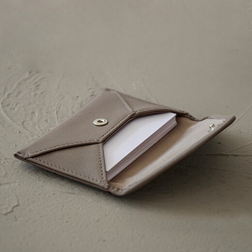 Leatherologie Aolejis Top -Layer -Kuhlatten -Visitenkartenhalter Herren- und Frauen -ID -Bankkarten -Bag -Kartenhalter Genauer Leder Brieftasche anpassbare Gifttrockenrose (begrenzte Farbe)
