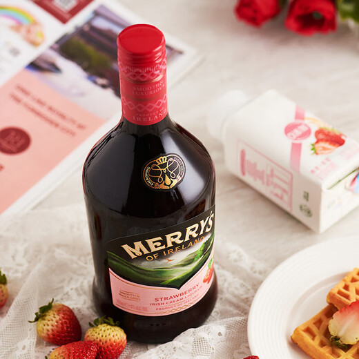 Bailijundu importiert fremden Wein Süßwein Likör Likör Creme Likör Creme Geschmack Vorermischter Wein Melissa süßer Erdbeergeschmack