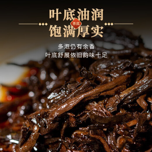 Hongyun Fresh Pu'er Té Especial 15 años Yunnan Antiguo Tree Pu'er Té maduro Té negro suelto envejecido Pu'er Té hojas de té 500 g Pack