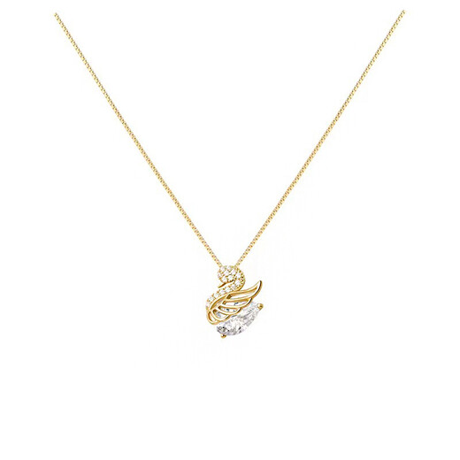 Sangma Little Swan Silver Collese для женщин с высококачественной легкой роскошной роскошностью 2025 Новый клавис.