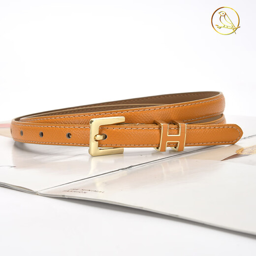 Melece [sélectionné] New Women's Belt, femmes Palm Pin Pin Pin Pin Clâne Backle Backle, Pure Vache Pure, All-Match Simple Denim Suit Jirt 15693 Rose nue 105cm