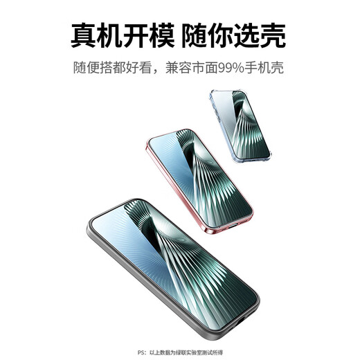 绿联适用红米Turbo3钢化膜 小米turbo3手机膜无开孔 高清全屏覆盖 防指纹防摔超薄保护贴膜-2片精装