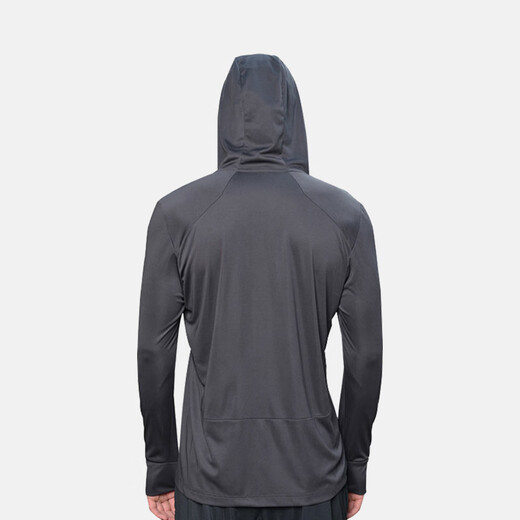 Wind Hunter fishing clothing sun protection clothing men's summer breathable lure fishing sea fishing clothing ultra-thin ice silk cool breathable mosquito repellent carbon gray gray power top L