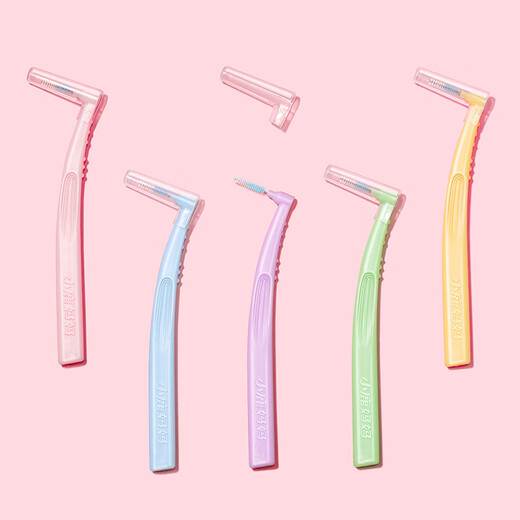 Xiaolu Mama's fine teeth cleaning brush ultra-fine 0.6mm*10 L-type orthodontic correction teeth gap brush cleaning tartar