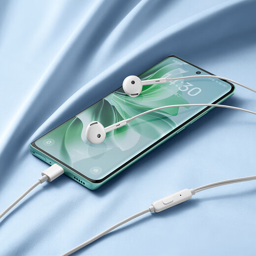 OPPO earphones, analog signal wired earphones, Type-C interface, suitable for Find N3/Find X7/Reno12 MH135 earphones, not suitable for X8 series