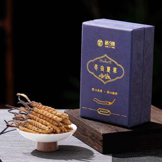 
Zangxitang Cordyceps sinensis High-altitude new dried Cordyceps gift box with dried goods Cordyceps sinensis head period 4 roots/g 1 gram [trial package]