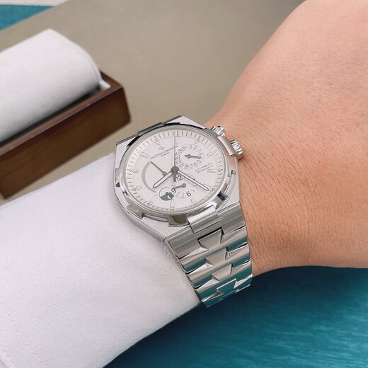 [Second-hand 95 new] Vacheron Constantin men's watch cross-square-sea series 47450/B01A-9226 Two-place time dynamic storage chronograph antimagnetic automatic mechanical men's watch