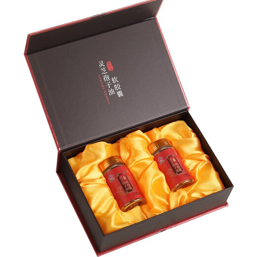 
Correct Ganoderma lucidum spore oil soft capsules broken wall Ganoderma lucidum spore powder contains Ganoderma lucidum triterpenes for adults and middle-aged people to enhance immunity 12 boxes * 60 capsules [half-year quantity]