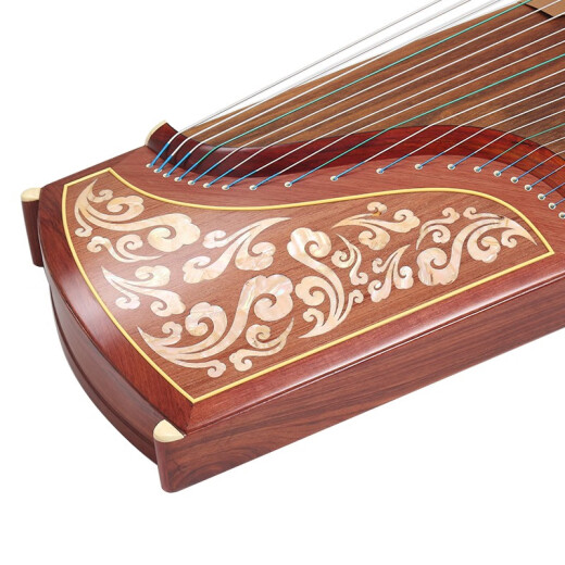 Dunhuang Brand Guzheng 694l Serie de caoba Rango de actuación Zheng Shanghai Folk Musical Instrument Factory 694lc Begonia Spring Paisería