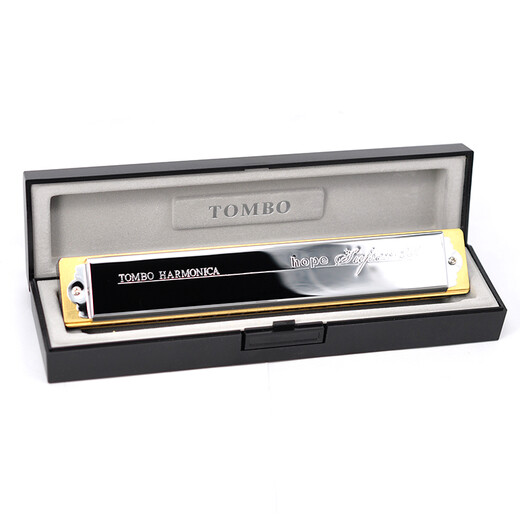 Tombo Japan Tombo 24-Loch Polyphonic Harmonica Set 6624 Performance Recording 6624s Einstiegs-Level Advanced Performance 24-Loch 6624S [polyphonisches High-End-Leistungsniveau] 7 Sets