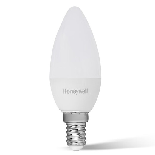 Honeywell LED candle bulb high brightness energy-saving crystal tip bulb E14 small screw bulb decorative 2.2W positive white light 6500K