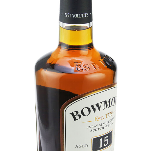 波摩（Bowmore）15年  Golden & Elegant 单一麦芽威士忌 1000ml 43度 礼盒装