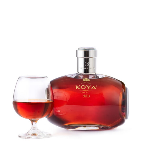 张裕可雅15年xo白兰地500ml 单支礼盒装 桶藏洋酒葡萄蒸馏酒聚会送礼  500mL 1瓶 500ml