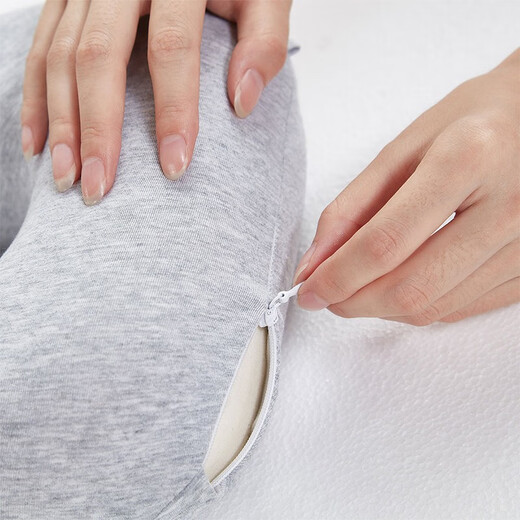 Quanyou (QUANU) home U-shaped aircraft latex pillow with pillowcase neck pillow nap artifact travel car pillow latex neck pillow