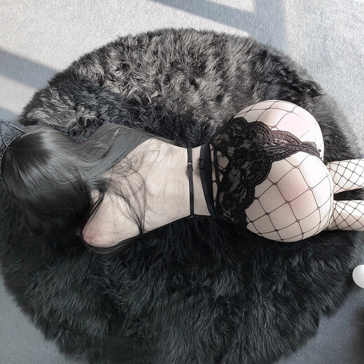 Wen Shiou sexy Pyjamas Frauen extrem verführerische schwarze Strümpfe sexy Unterwäsche Paare aufregende Anzug High-End-Flirtung Unterwäsche 9913 grau sexy hohle einteilige Netzanzug