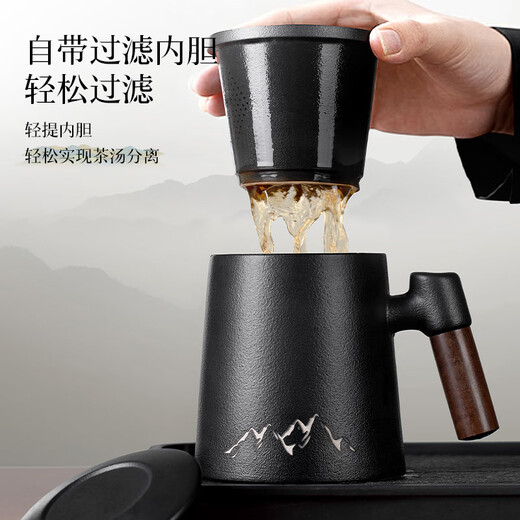 宜甜教师节礼物老师千里江山笔记本礼盒商务礼品定制logo企业公司会议送客户员工故宫文创高档精致礼品 千里江山【水杯套装】
