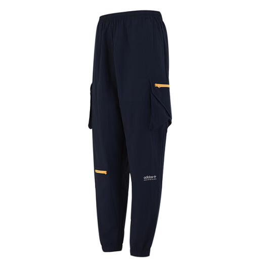 阿迪达斯 （adidas）三叶草男裤秋季运动裤梭织防风宽松休闲裤长裤GL9923  L-54 多口袋H46706梭织防风  S -46