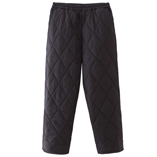 Warm winter duck duck old lady high waist plus fat thickening warm down cotton pants for the elderly winter women old lady light cotton pants winter outer 8312 beige straight 3XL recommended 150-170Jin Jin equals 0.5 kg