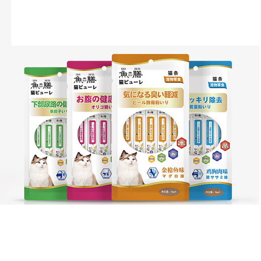 Cats and fish meals, Japanese fish meals, cat strips, cat snacks, adult cats, wet food, nutrition cream, cat hair cream, fattening, cheeks, moisturizing