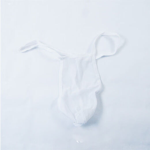 Rose men's underwear thong transparent breathable sexy pants seamless briefs T library fully transparent rose 3 black + purple + white one size 100-160