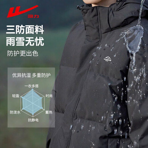 Warrior cotton coat men's winter thickened cotton jacket men's hooded loose warm cotton coat men's Korean style bread coat men