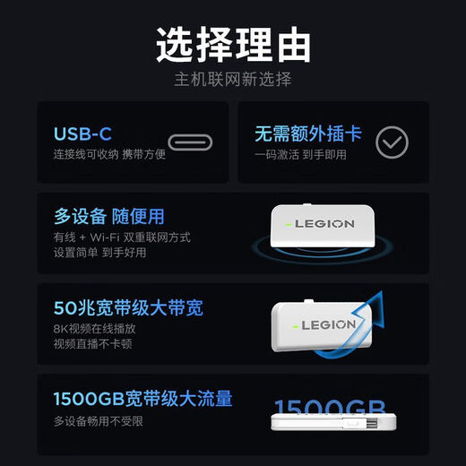 Lenovo Savior portable WiFi removable outdoor dormitory wireless network high-speed traffic Internet wireless car Lenovo Savior portable WiFi white type-c port direct connection with adapter