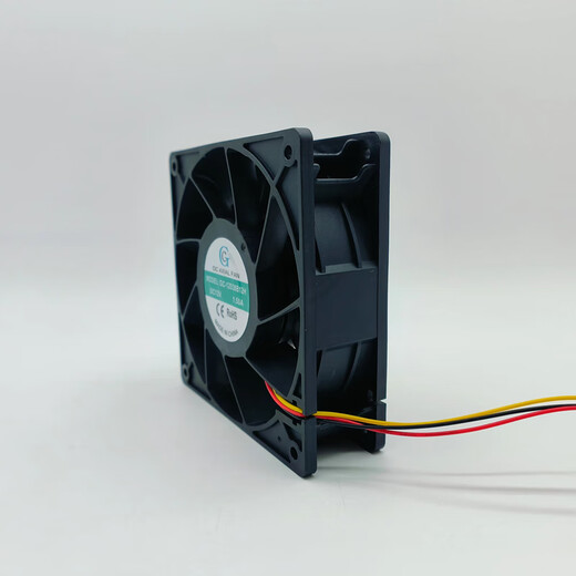 变频器轴流风机 GC-12038B12H/24H DC12V/24V 12CM大风量散热风扇 12V[4线]