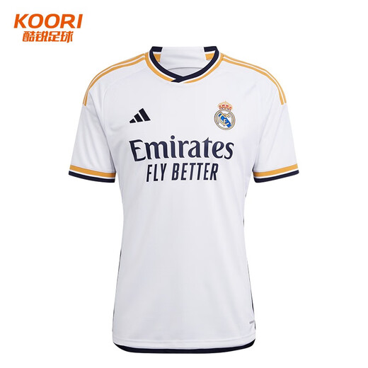 Adidas Cool Soccer adidas 23-24 Nouvelle saison Real Madrid Home Edition Fan Edition courte Jersey HR3796 HR3796 Fan Edition S