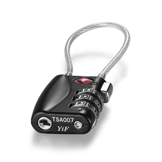 contraseña de tres dígitos Igear TSA Customs Cape de acero Cabro de cuerda suave Viaje en el extranjero Logra de mochila Caja de transefle Cabezal de la puerta del gabinete Estudiante Puerta del gabinete Anti-Rust Lock 30mm JM-719-B