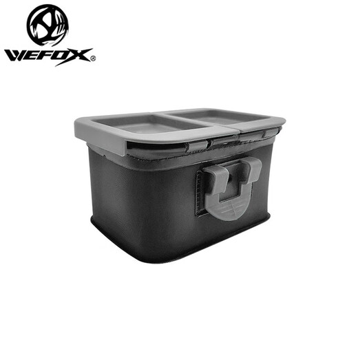 WEFOX台湾威狐EVA矶钓饵盒虫盒 海钓南极虾饵料盒蚯蚓红虫收纳箱 WEX-5008黑色
