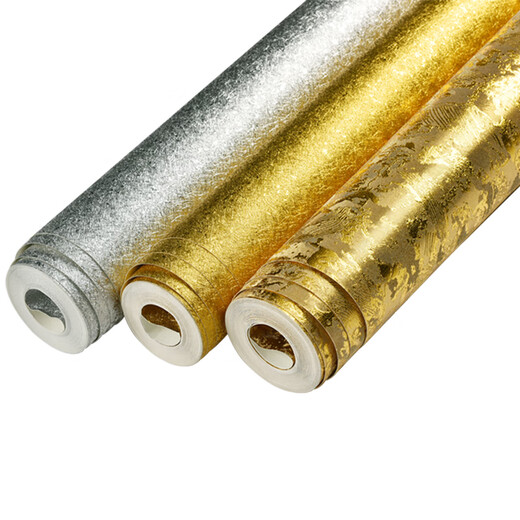 XMSJ Gold Folie Taper Aufkleber Dekorative Farbe Golden Gold gelb Silber